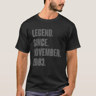Förklaring sedan november 2003 19 år gammal 19:e f t shirt