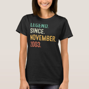 Förklaring sedan november 2003 19:e födelsedagen 1 t shirt
