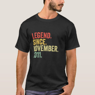 Förklaring sedan november 2011 elfte födelsedagen  t shirt