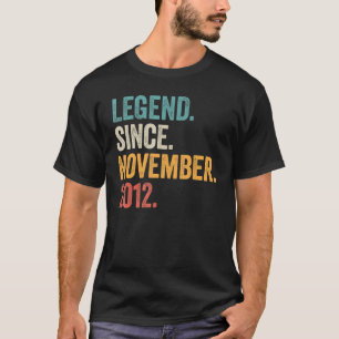 Förklaring sedan november 2012 10:e födelsedagen 1 t shirt