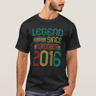 Förklaring sedan november 2016 Retro 6 år gammal 6 T Shirt