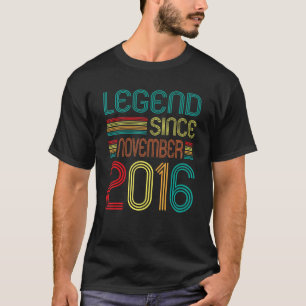 Förklaring sedan november 2016 Retro 6 år gammal 6 T Shirt