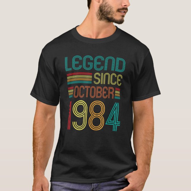 Förklaring sedan oktober 1984, 38: e födelsedagen  t shirt (Framsida)