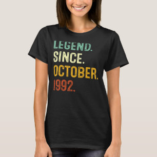 Förklaring sedan oktober 1992 30års födelsedag 30 t shirt