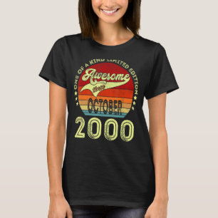 Förklaring sedan oktober 2000 Retro Vintage Birthd T Shirt