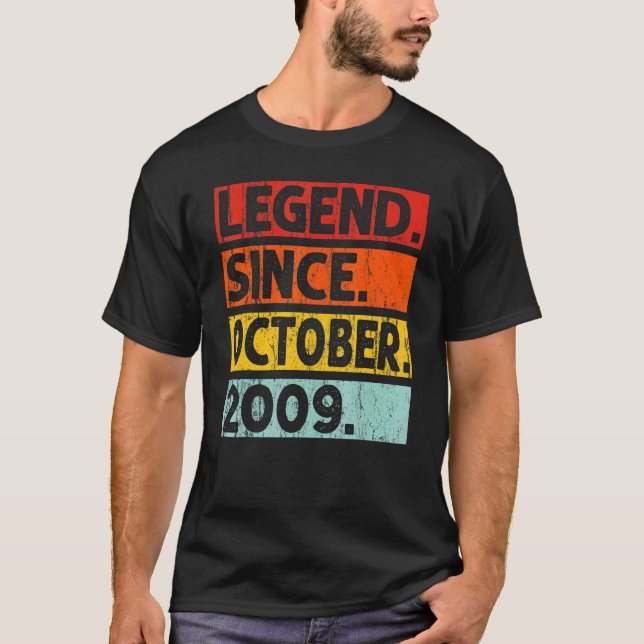 Förklaring sedan oktober 2009 13:e födelsedagen 13 t shirt (Framsida)