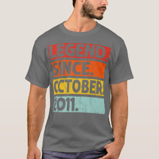 Förklaring sedan oktober 2011 elfte födelsedagen 1 t shirt