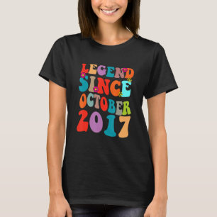 Förklaring sedan oktober 2017 Vintage Birthday Ret T Shirt