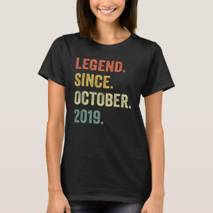 Förklaring sedan oktober 2019 Tredje födelsedagen T Shirt