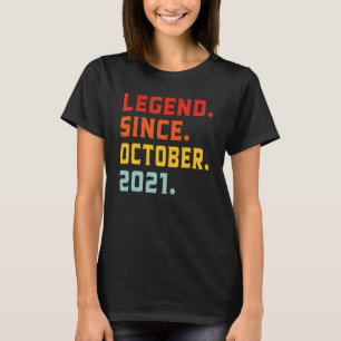 Förklaring sedan oktober 2021 Första födelsedagen T Shirt