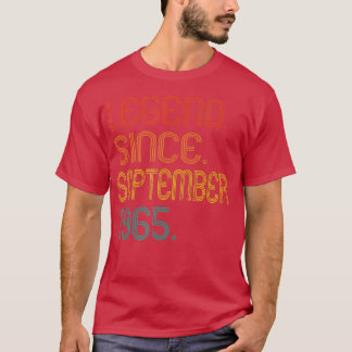 Förklaring sedan september 1965 57 år gamla gåvor t shirt
