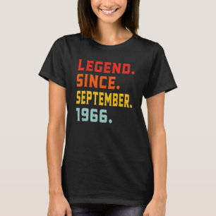 Förklaring sedan september 1966 56 år gammal 56:e t shirt