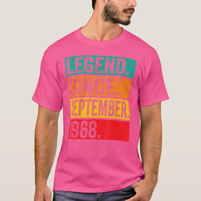 Förklaring sedan september 1968 54:e födelsedagen  t shirt (Framsida)