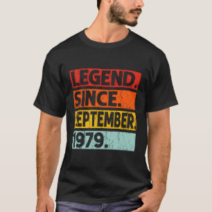 Förklaring sedan september 1979 födelsedag 1979 Ma T Shirt
