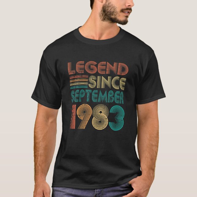 Förklaring sedan september 1983 Gift 38:e arbetsda T Shirt (Framsida)