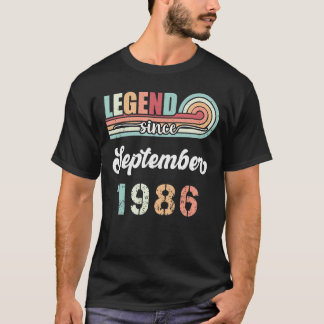 Förklaring sedan september 1986 36 år gammal Vinta T Shirt