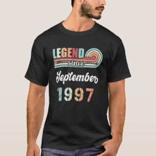 Förklaring sedan september 1997 25 år gammal Vinta T Shirt