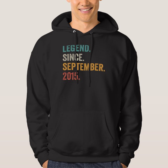 Förklaring sedan september 2015 7:e födelsedag 7 å hoodie (Framsida)