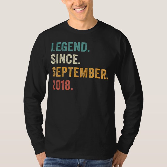 Förklaring sedan september 2018 4e födelsedagen 4  t shirt (Framsida)