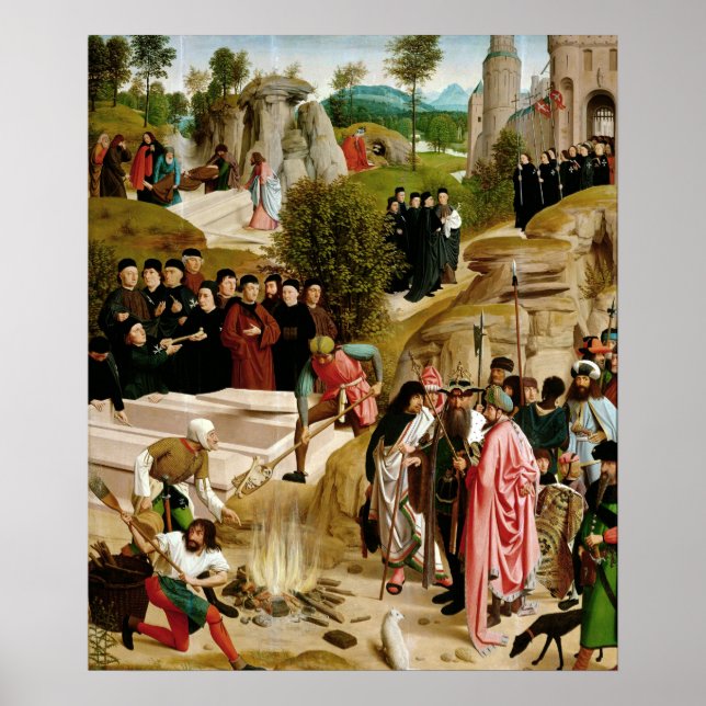 Förklaring till relikerna av Johannes Baptist Poster (Framsidan)