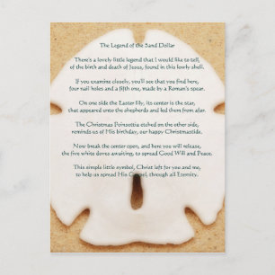 Förklaring till Sand Dollar Postcard Vykort