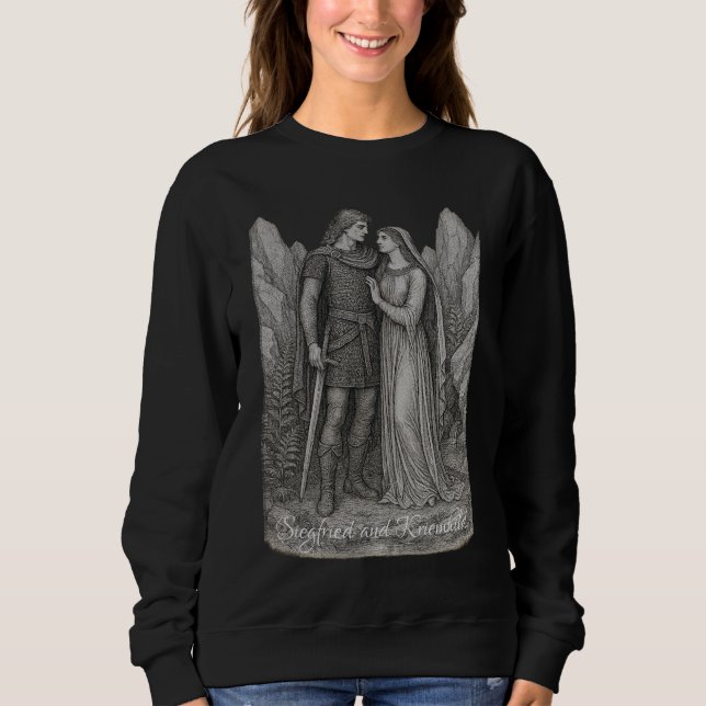 Förklaring till Siegfried och Kriemhild T Shirt (Framsida)