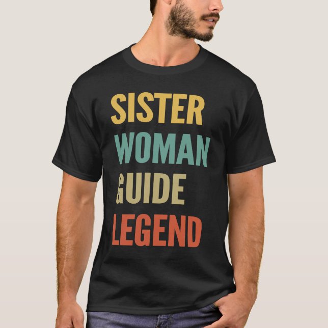 Förklaring till syster Woman Guide T Shirt (Framsida)