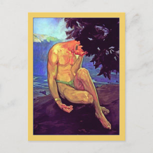 Förklaring till Vulkaner av Saturnino Herran Vykort