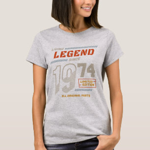 Förklaring Vintage sedan 1974 års Begränsada utgåv T Shirt