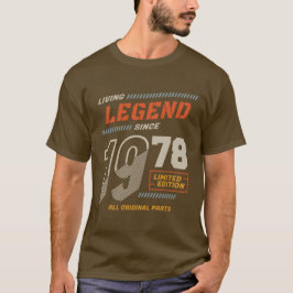 Förklaring Vintage sedan 1978 års Begränsada utgåv T Shirt
