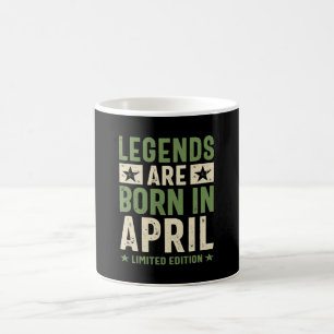 Förklaringar är födda i april - april kaffemugg