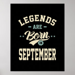 Förklaringar är födda i september - september poster