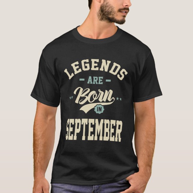 Förklaringar är födda i september - september t shirt (Framsida)