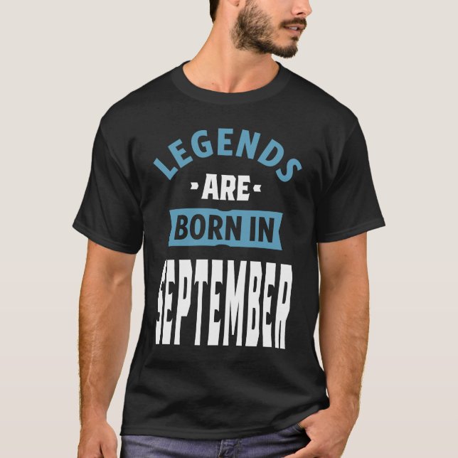 Förklaringar är födda i september t shirt (Framsida)