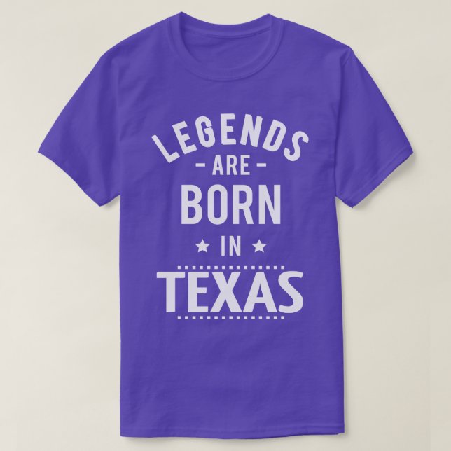 Förklaringar är födda i Texas T Shirt (Design framsida)