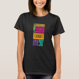 Förklaringar av 90s-diskett för kassettbandslåda t shirt