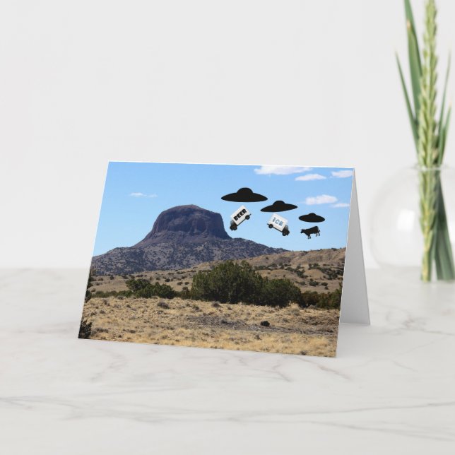 Förklaringar av Cabezons topp New mexico Kort (Framsida)