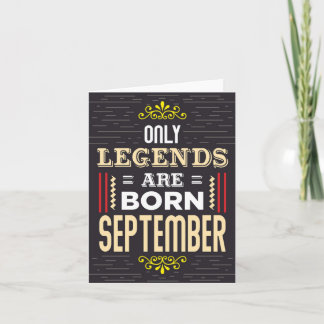 Förklaringar Born September-födelsedagskort Kort