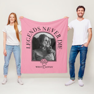 Förklaringar dör aldrig - den vita lotus fleecefilt