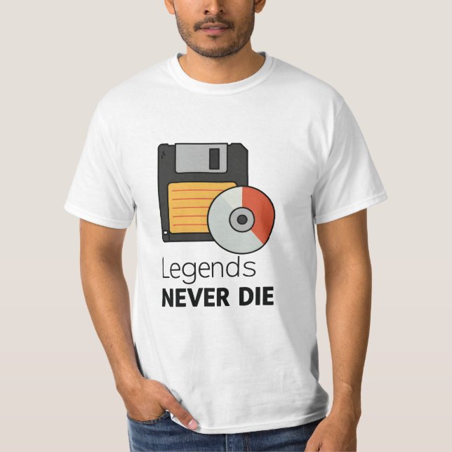 Förklaringar dör aldrig t shirt (Framsida)