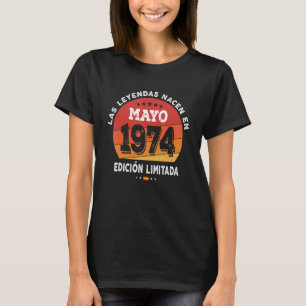 Förklaringar födda i maj 1974, 48:e födelsedagen, t shirt