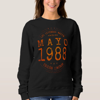 Förklaringar födda i maj 1988, 34:e födelsedagen,  t shirt