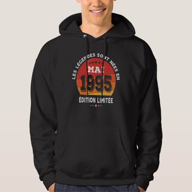 Förklaringar födda i maj 1995, 27:e födelsedagen,  hoodie (Framsida)