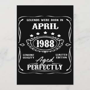Förklaringar föddes i april 1988, t-shirts med föd kort