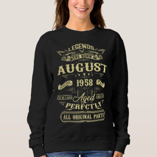 Förklaringar föddes i augusti 1958 64:e födelsedag t shirt