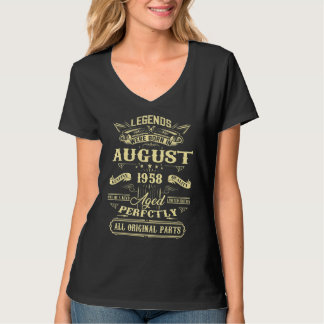 Förklaringar föddes i augusti 1958 64:e födelsedag t shirt