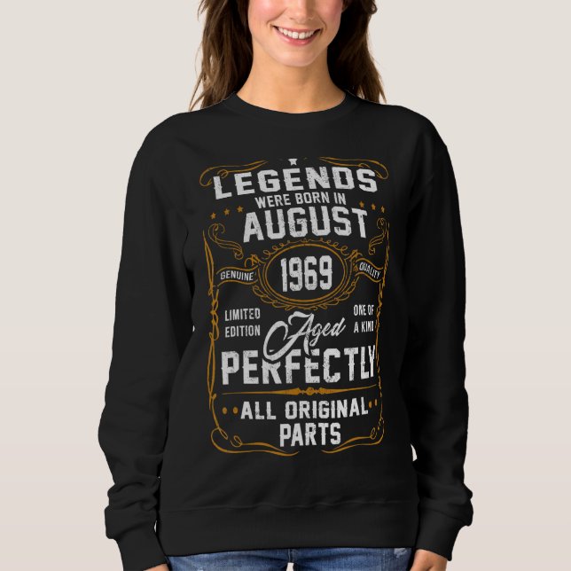 Förklaringar föddes i augusti 1969 och var 53 år g t shirt (Framsida)