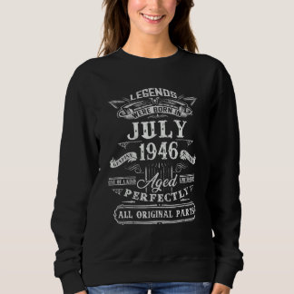 Förklaringar föddes i juli 1946 76:e födelsedagen  t shirt