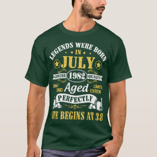 Förklaringar föddes i juli 1982 Äktans kvalitetsål T Shirt