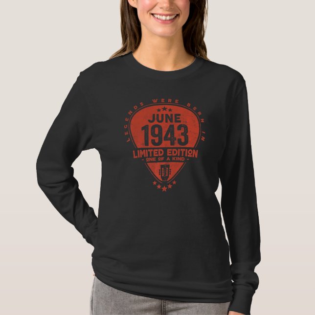 Förklaringar föddes i juni 1943 t shirt (Framsida)